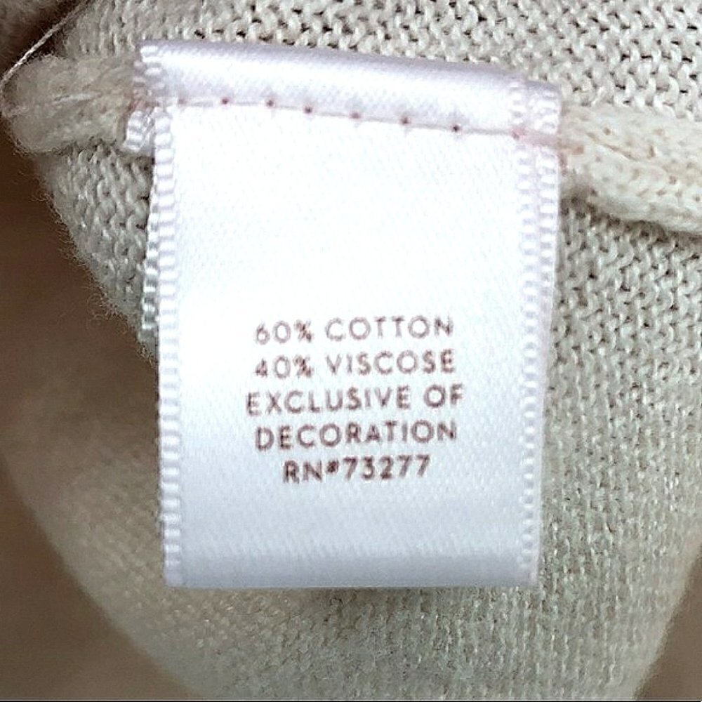 Women’s Small “hi beautiful” Trendy Cute Graphic Sweater Blush Cotton Blend - Picture 5 of 8